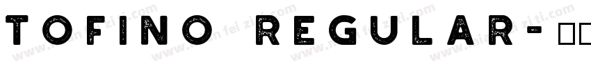Tofino Regular字体转换